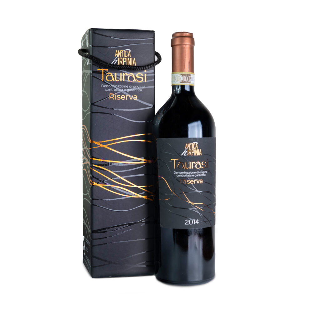 Cardboard case for 1 bottle of Taurasi Riserva