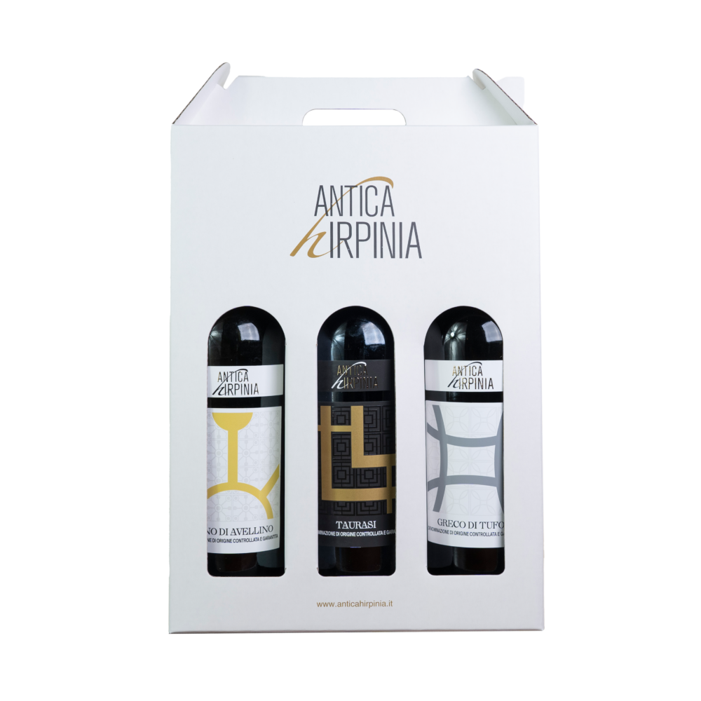 Cardboard case Antica Hirpinia for 3 bottles (0.75L)